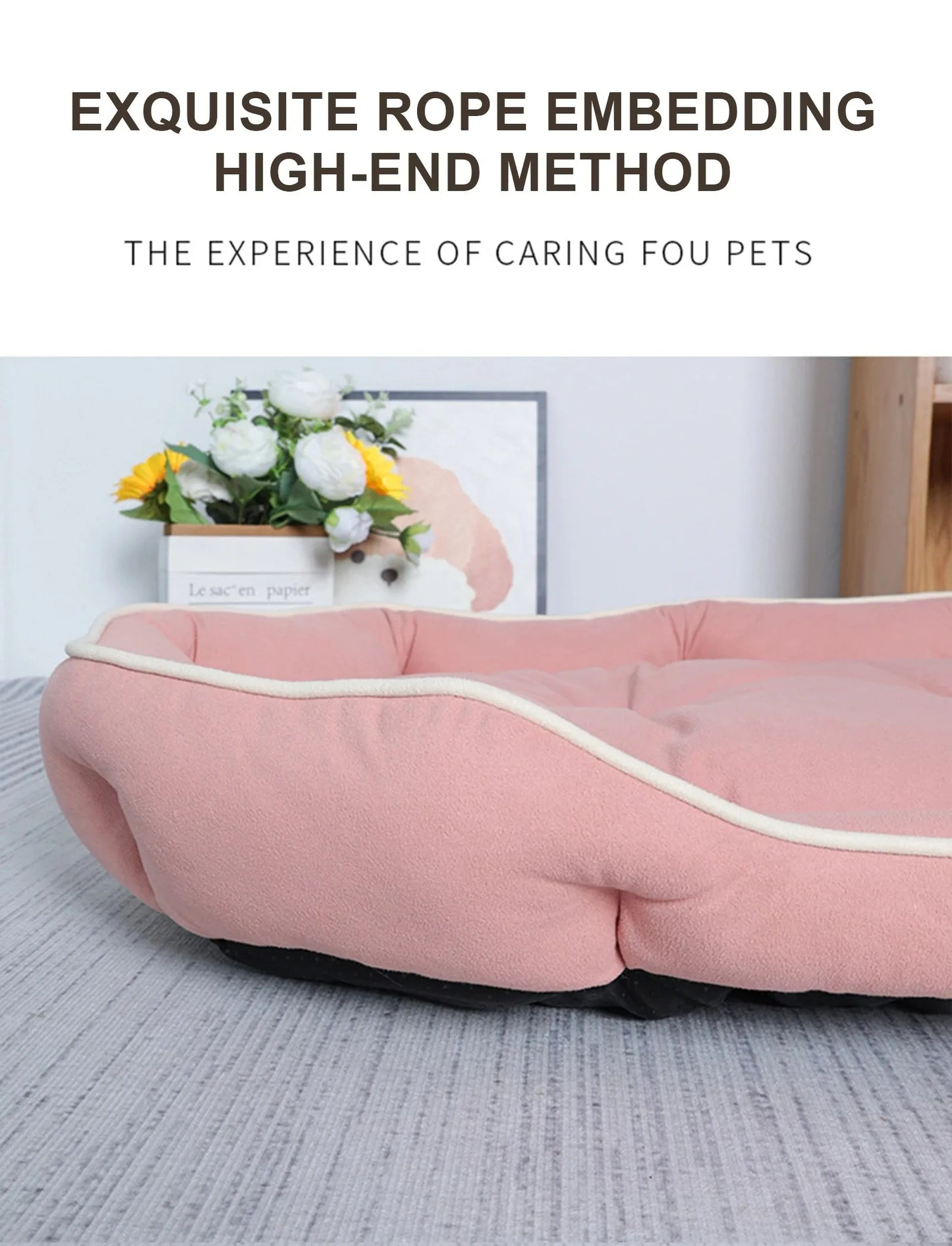 Dog Cats Bed Mats All Seasons Summer Sleeping Puppy Bed French Bulldog Cat Bed for Small Medium Large Pet Basket Accessories