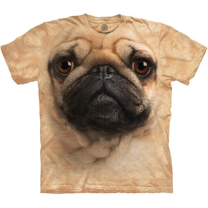 the GOLDEN BOY - Cute Dog Face Graphics T-Shirts, Summer Fashion Short Sleeve Funny 3D Animals Printed T-Shirts, Men's Casual Loose Harajuku Tees