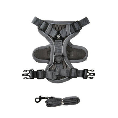 the AIRPAW REFLECTIVE HARNESS - Pet Harness and Leash Set, Reflective Walking Puppy Vest Chest Strap for Small Dogs/Cats, Breathable Outdoor Harnesses With D-Ring