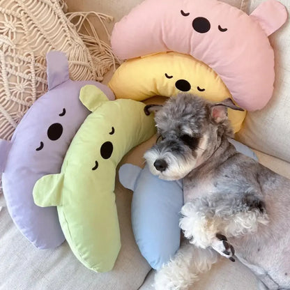 New Dog Pillow Cartoon Bear Dog Nest Cat Neck Guard Detachable Washable Soft Rebound Collapse Chin Pad Hypnosis Pet Pillow