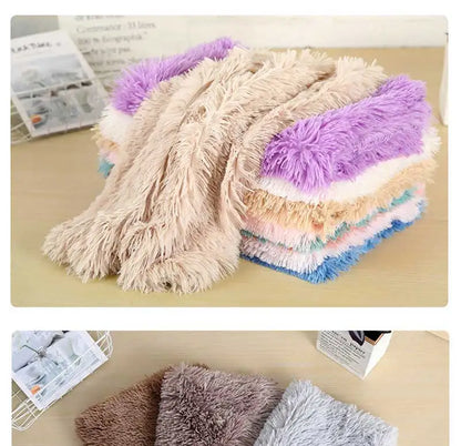 Plush Dog Blanket Winter Warm Pet Sheet Cat Dog Sofa Cushion Pet Mattress Household Carpet Comfortable Dog Sleeping Blanket