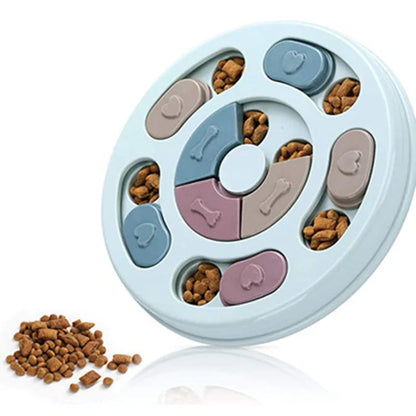 the BRAINBOWL ENRICHMENT PLATE - Pet Toys, Cats and Dogs Relieving Boredom, Feeding Plates, Slow Food Bowls, Interactive Brain Training, Feeding Equipment