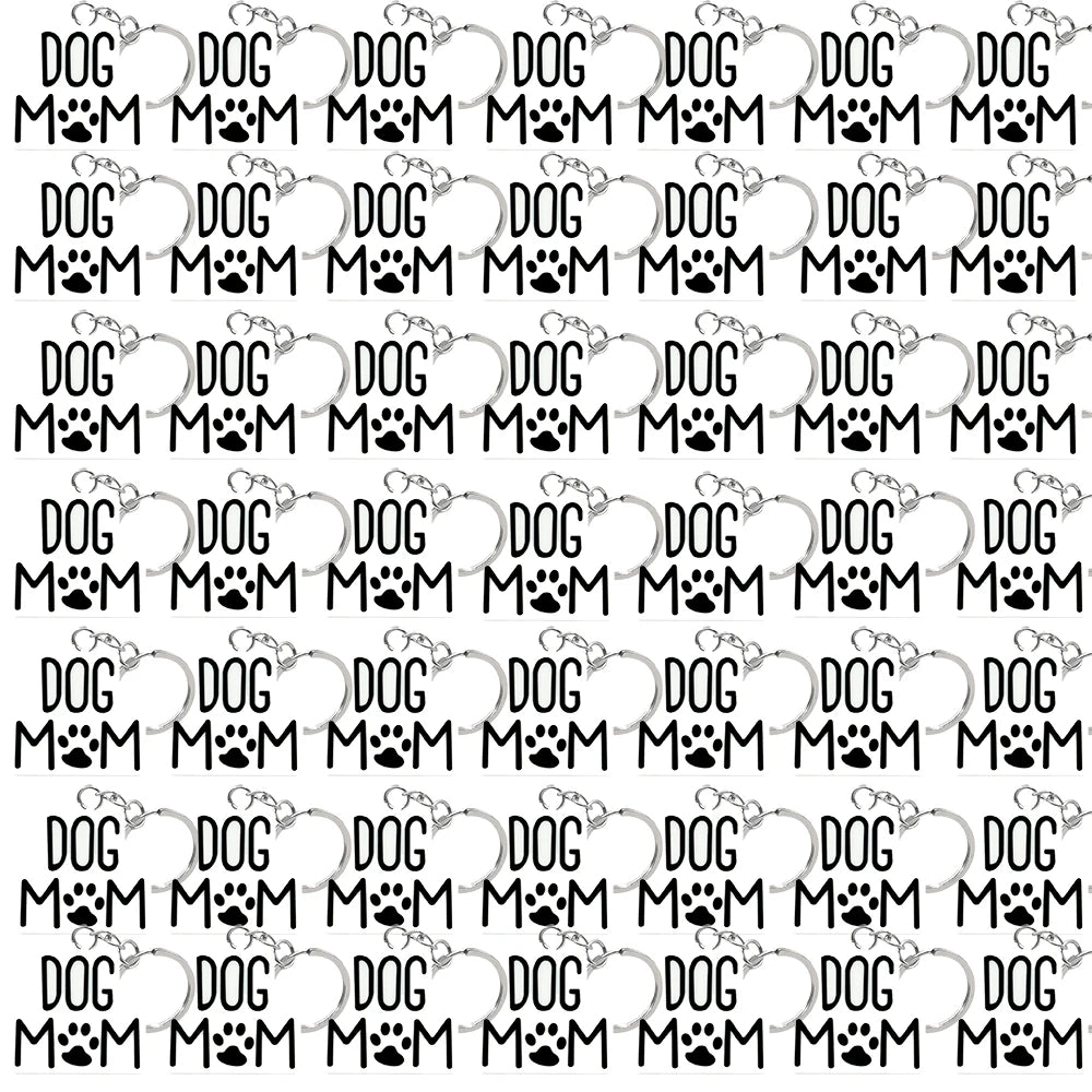 50PCS Cute Animal Keychain knife Ducks Dogs Cats Keyring for Women Men Kids Handbag Cool Car Key Accessories Friends Key Gifts