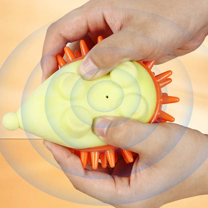 TPR Durable Pet Dog Chew Toys Animal Shaped Dog Squeak Toys Bite Resistant Puppy Teeth Cleaning Toy Dog Accessories