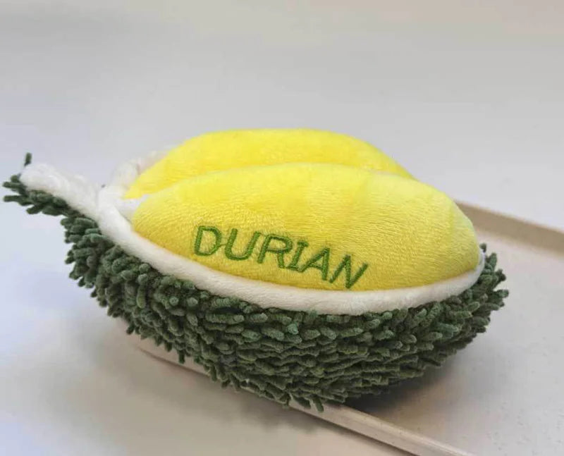 Interactive Dog Squeak Toys Plush Durian Pet Sniff Toy for Small Large Dogs Bite Resistant Puppy Sounding Toys Pet Supplies
