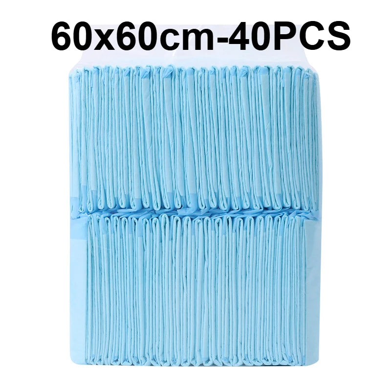 the PET PADS - 100/50/40/20PCS Pet Diaper Super Absorbent Disposable Dog Training Pee Pads, Quick Dry Clean Cushion, Cats/Dogs Supplies