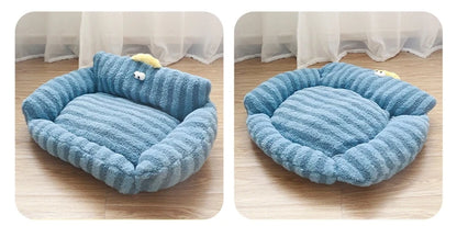 Washable Dog Bed Sofa Kennel Dog Nest Comfortable Plush Puppy Bed Spring Summer Pet Supplies for Small Medium Dogs Cats