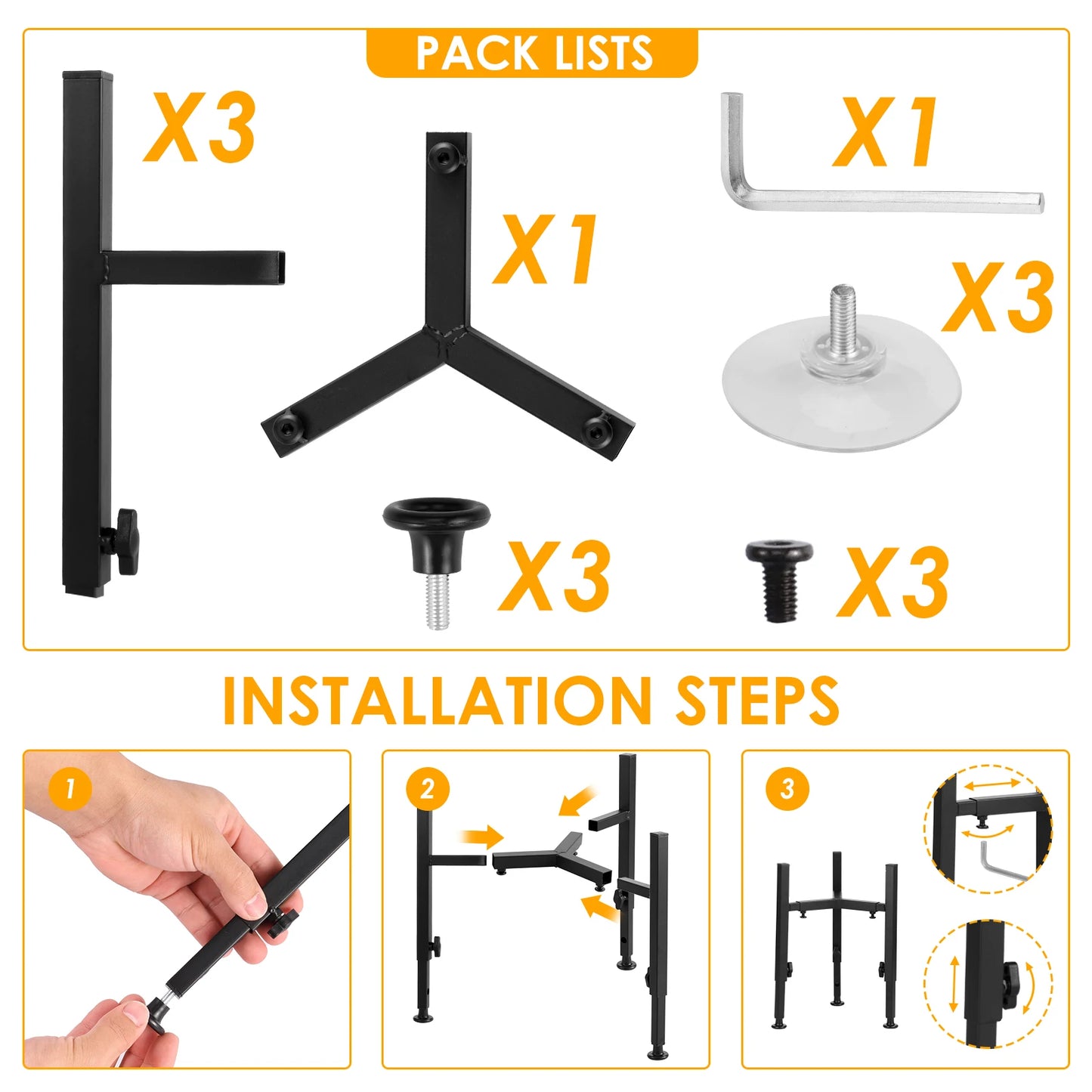 Adjustable Elevated Dog Food Bowls Stand Metal Height Raised Pet Large and Extra Large Sized Dog Food Water Bowls Stand