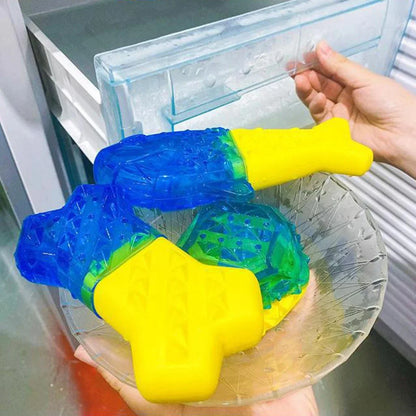 Cute Fruit Dog Chew Toys Teeth Grinding Plastic Cat Pet Funny Plush Toys for All Pets Durability Puppy Toothbrush Bite Resistant