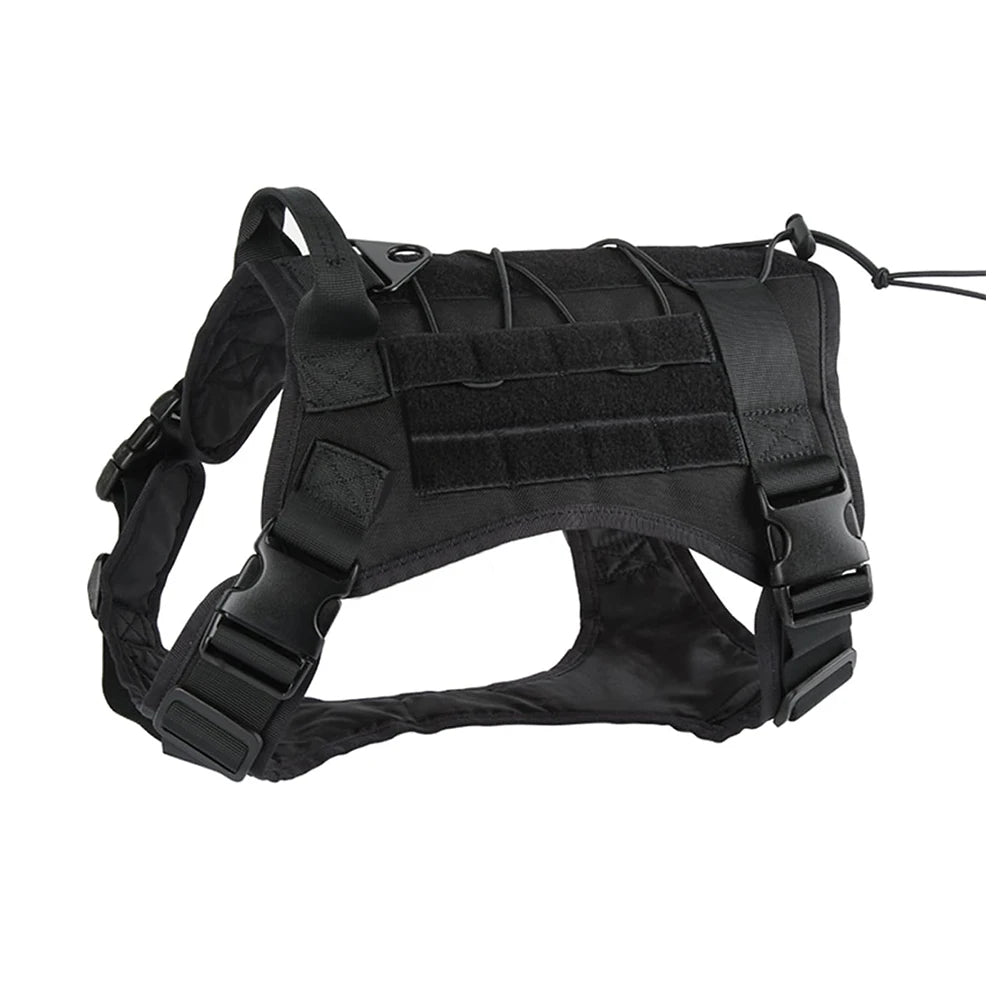 Tactical Dog Harness for Large Pet Harness No-Pull Service Vest Adjustable Military Dog Vest for Training Hunting Walking