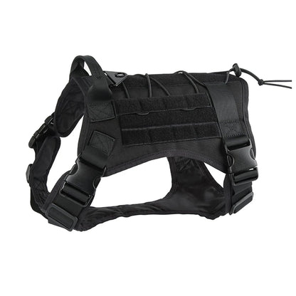 Tactical Dog Harness for Large Pet Harness No-Pull Service Vest Adjustable Military Dog Vest for Training Hunting Walking