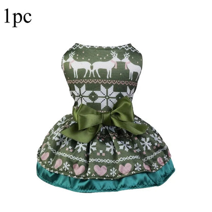 the HOLIDAYPAW PARTY OUTFIT - Christmas Pet Supplies, Personalized Pet Clothing, Christmas Party Decoration, Pet Clothing, Holiday Accessories