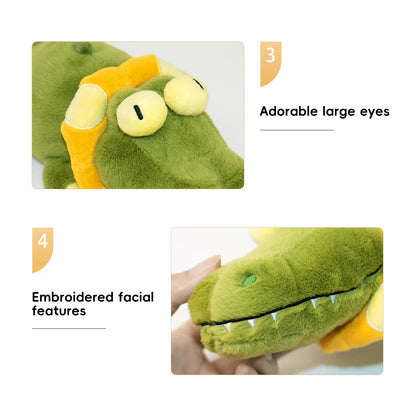 Interactive Dog Toys with Automatic Flapping Plush Squeaky Toys for Dog Durable Teething Toys Indoor Self-play Ipawspace