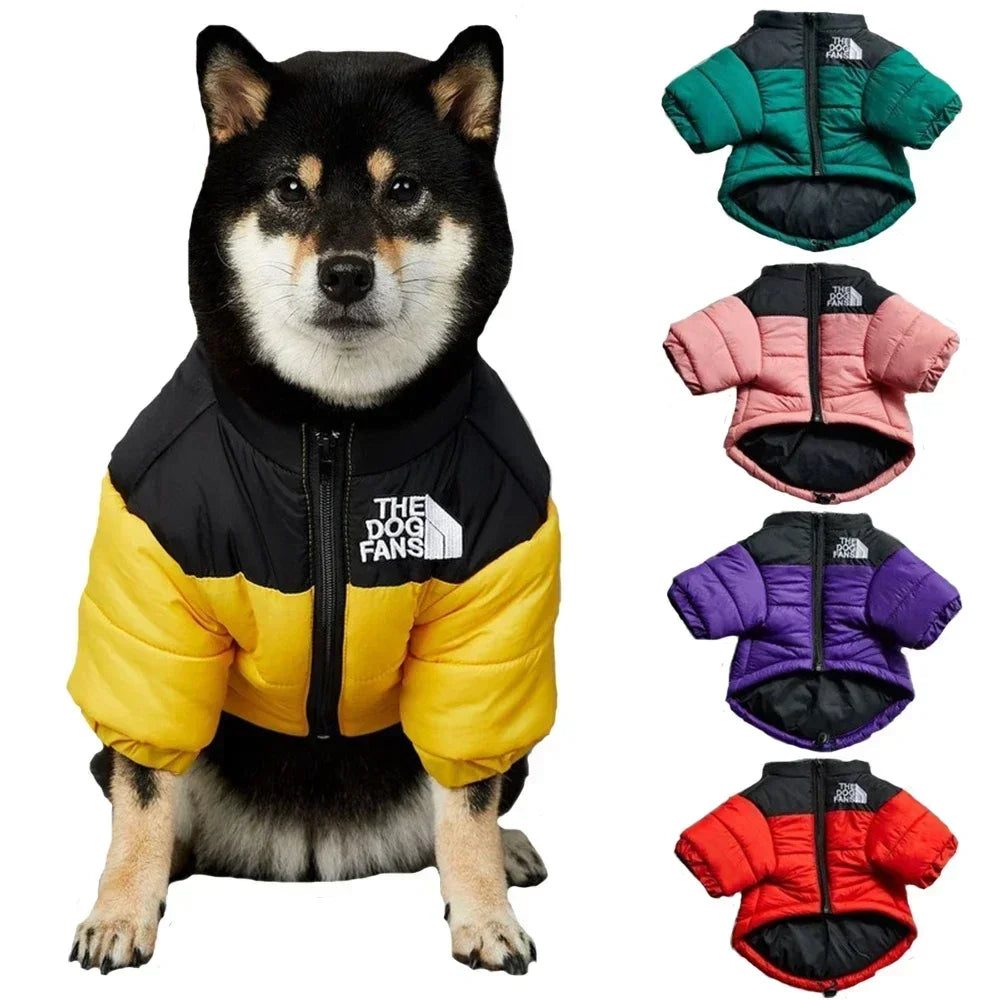 Winter Down Jacket for Schnauzer, Heavy Duty Dog Parka for Small Medium Dogs Warm Thick Vest French Bulldog Puppy Coats