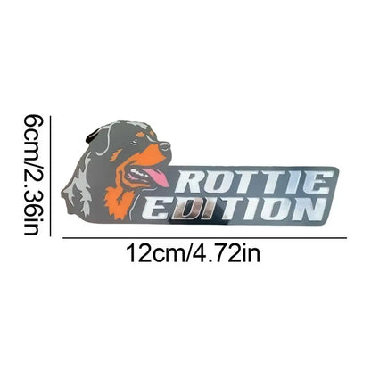 3D Dogs Badge Acrylic Funny Stylish Car Emblems & Badges German Shepherd Pit Bull Sticker Bulldog Decals Auto Exterior Stickers