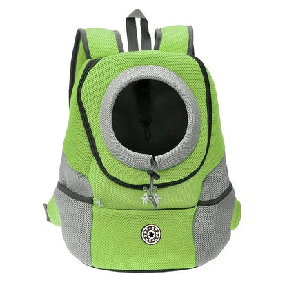 Small Dog Backpack Portable Outdoor Double Shoulder Dog Carrier Bag Pet Bag Travel Breathable Backpack Pet Carrying Supplies