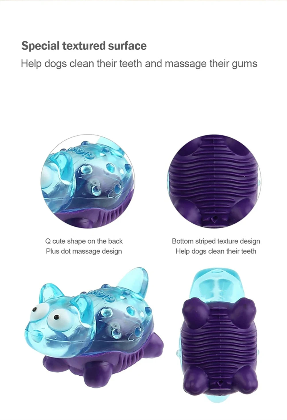 GIGWI Suppa Puppa Series Q Pet Toys Kitten Crocodile Fox Raccoon for Puppy Molar Sounding Toys Bite Resistance Dog Accessories