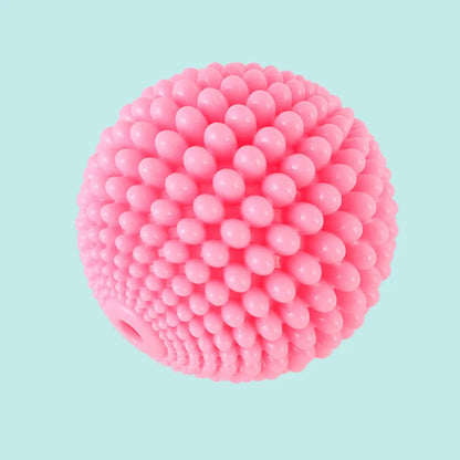 Pet Chew Toy Squeaky Corn Ball, Durable Dog Chewing Ball for Teeth Grinding & Cleaning, Puppy Boredom Relief Pet Supplies