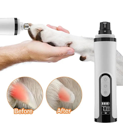the PAWTRIM RECHARGE PRO - New Electric Nail Clippers for Dog, Nail Grinders, Rechargeable USB Charging, Pet Quiet Cat/Dog Paws Nail Grooming, Trimmer Tools
