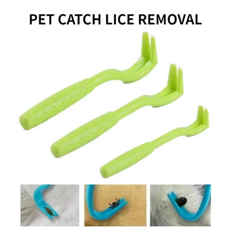 3Pack Flea Remover Hook Tick Remover Tweezer Tick Pull Pet Cat Dog Tick Clamp Accessaries Pet Mite Flea Extractor Dog Accessarie