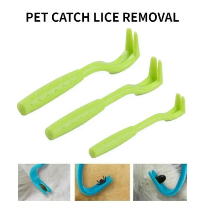 3Pack Flea Remover Hook Tick Remover Tweezer Tick Pull Pet Cat Dog Tick Clamp Accessaries Pet Mite Flea Extractor Dog Accessarie