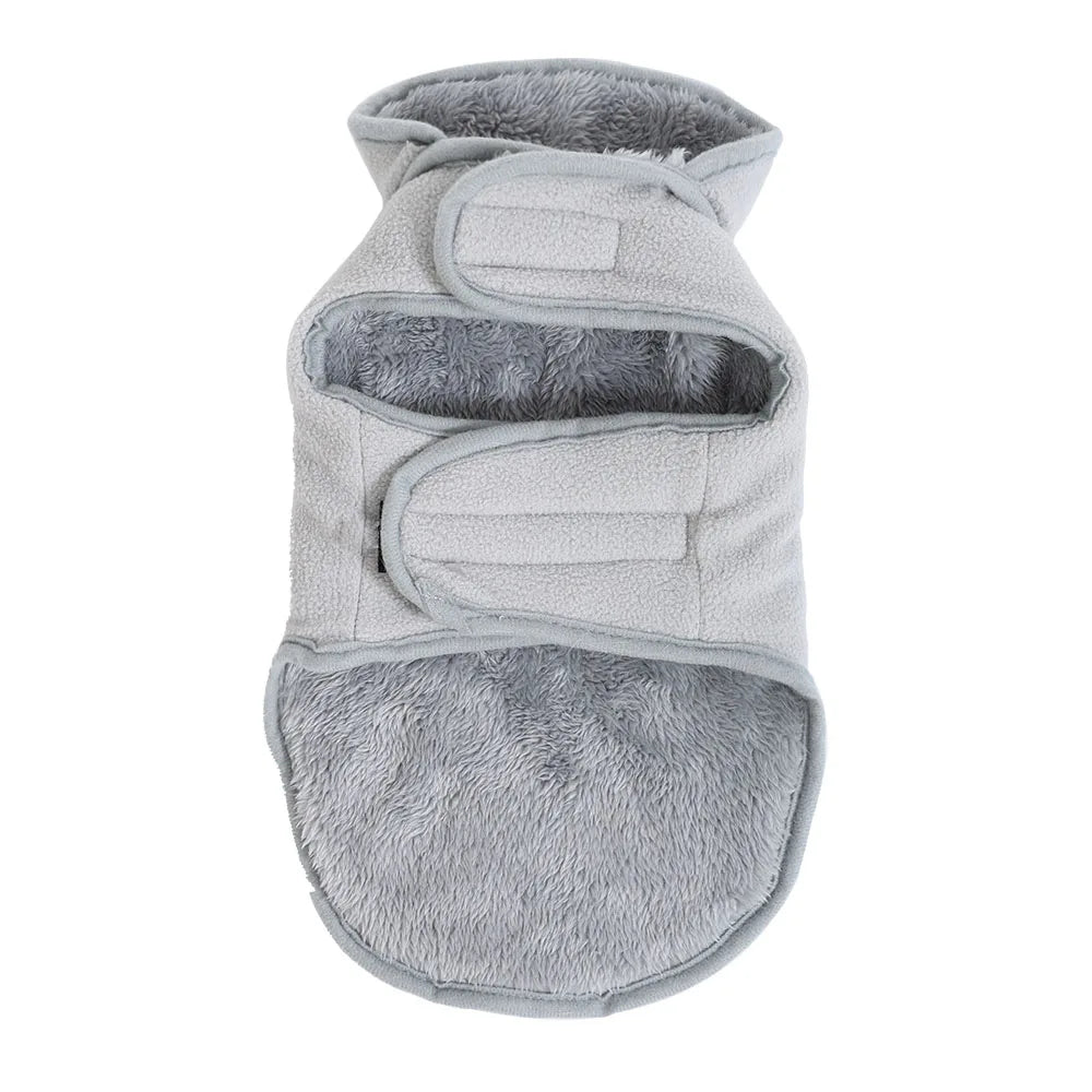 Winter Warm Dog Jacket Sweater For Small Medium Dogs Cats Reversible Fleece Puppy Pedded Clothes Coat Chihuahua Yorkie Costume