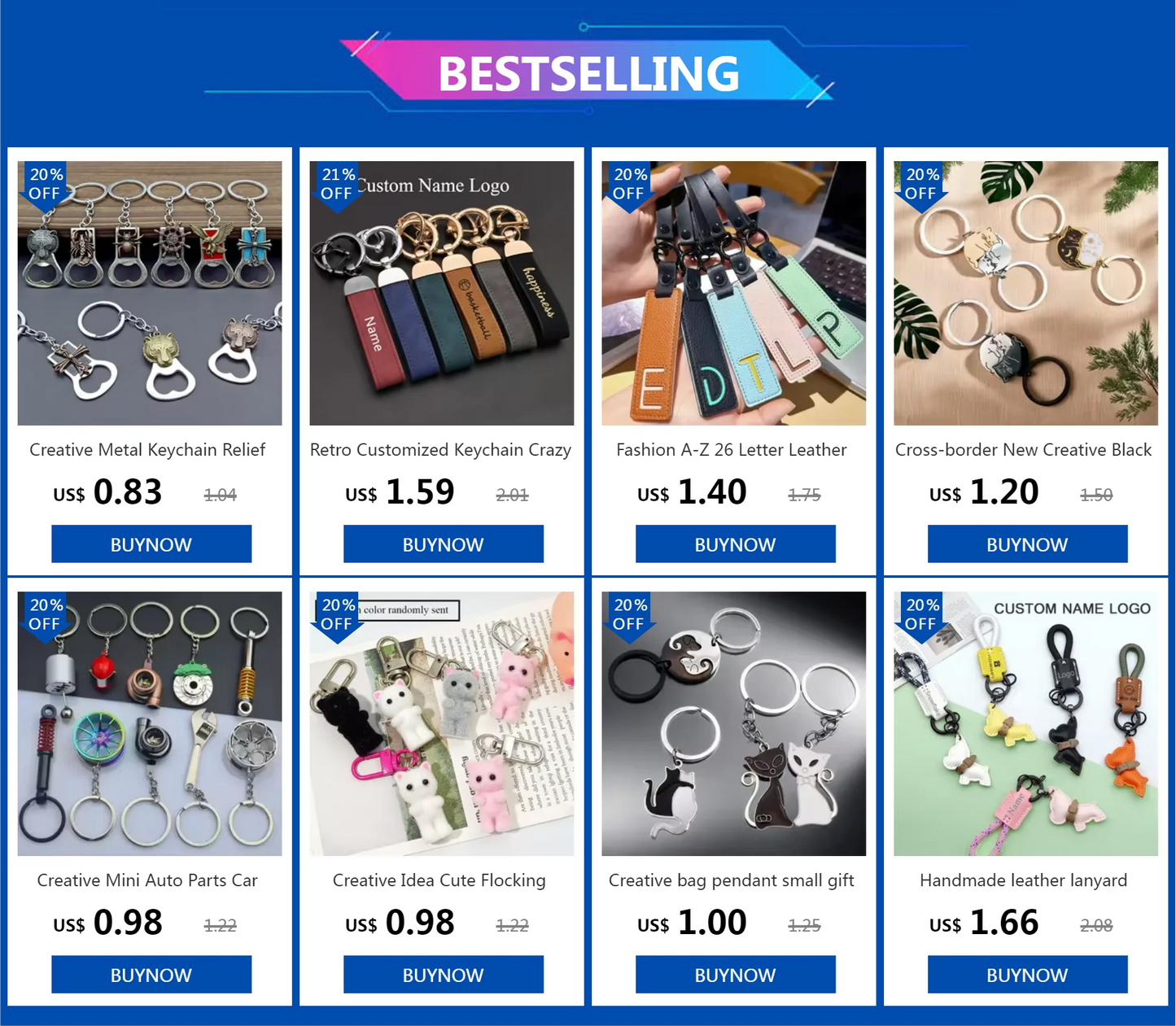 Handmade leather lanyard keychain creative method fighting dog puppies custom text logo bag pendant high-end car keyring gift