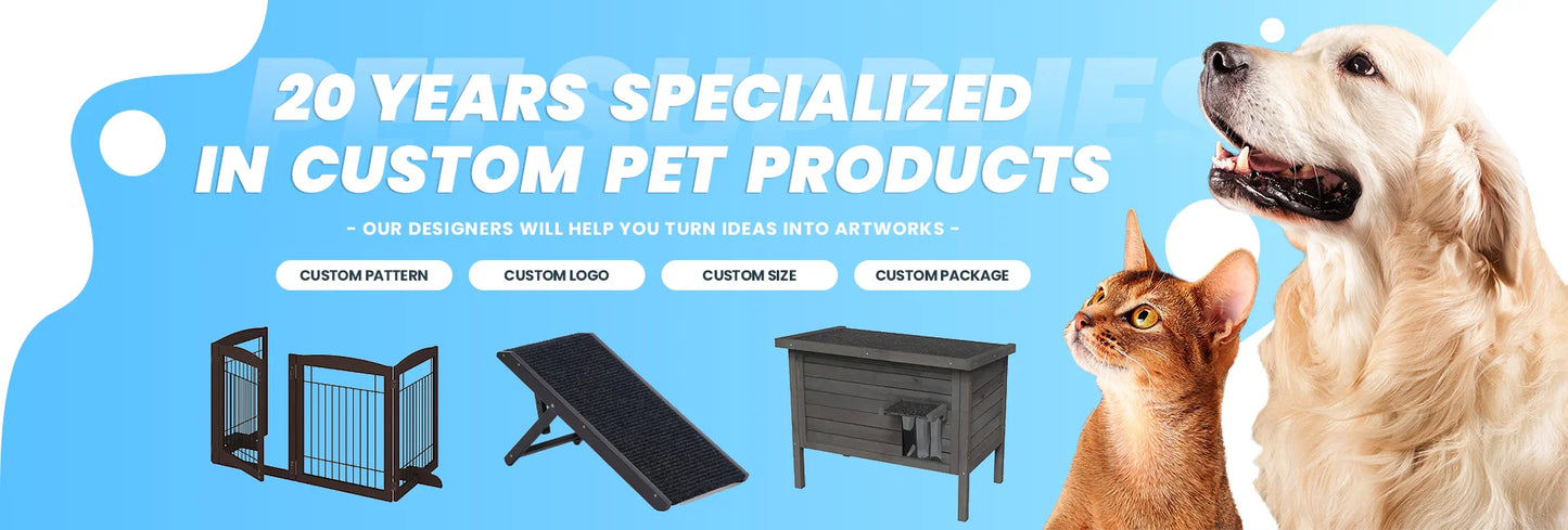 Custom Manufacture Modern Decorative Wood Villa Pet Cage Houses Furniture Corner Crate Dog Sleeping House For Small Medium Dog