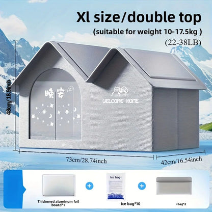 Cat Air Conditioning House Summer Cat Cooling Tool Nest Dog Ice House Dog Four Seasons Cat Pet Ice House