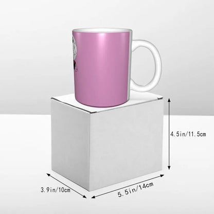 Personalized C-Courage The Cowardly Dog Coffee Mug DIY Ceramic Milk Tea Mug Cup