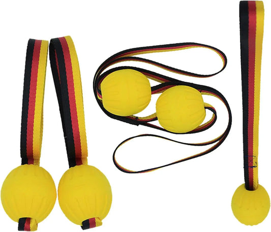 ToughTether Fetch™ | Rope-Attached EVA Tug & Fetch Dog Toy | Dog Paw Clothing