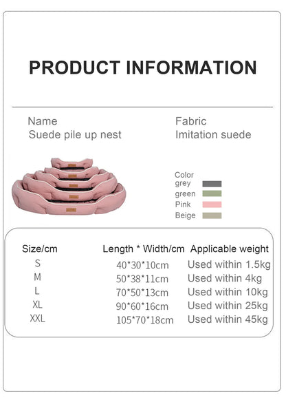 Dog Cats Bed Mats All Seasons Summer Sleeping Puppy Bed French Bulldog Cat Bed for Small Medium Large Pet Basket Accessories