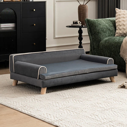 Van Lundin Pink Cute Pet Sofa Kennel Cat Nest High-end Dog Sofa Four-level Universal Removable and Washable