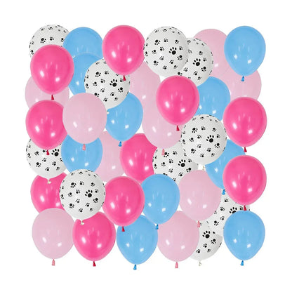 40Pcs Animal Themed  Balloons Dog Paw Latex Balloons - Perfect for Kids' Birthdays, Pet Parties, Festive Decorations