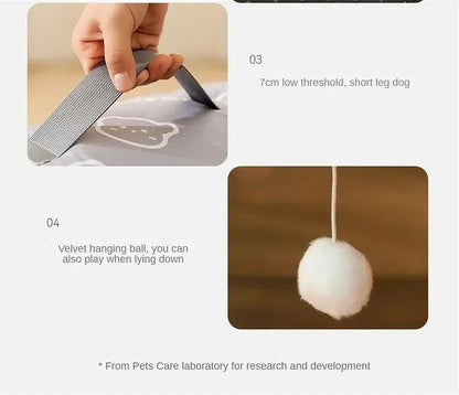 Winter Warm Foldable Pet House Removable Washable Dog Kennel Puppy Cave Sofa Pet Bed House for Large Dog and Small & Medium Cats