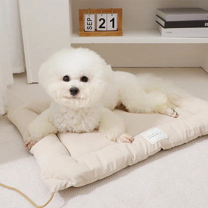 Pet Dog Cat Square Thickened Warm Bed Mat Winter Puppy Anti-slip Comfortable Cleanable Cushions Kennels Accessories For Marci