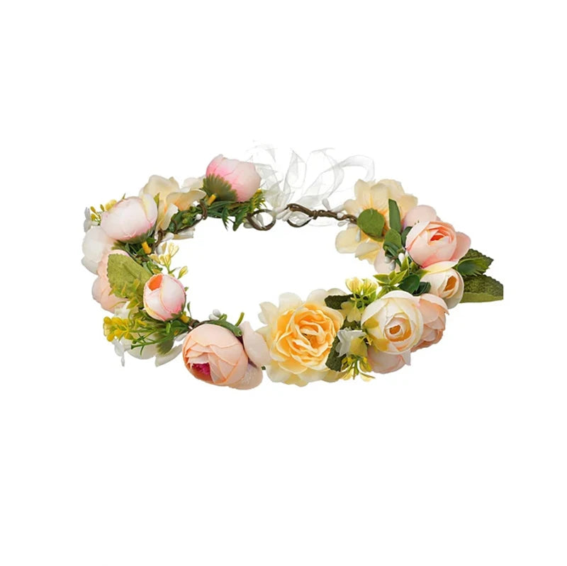 the BRIDAL BESTIE - Adjustable Elegant Dog Wedding Flower Collar for Medium/Large Dogs/Cats, Pet Wedding Photo Props, Costume Accessories