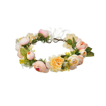 the BRIDAL BESTIE - Adjustable Elegant Dog Wedding Flower Collar for Medium/Large Dogs/Cats, Pet Wedding Photo Props, Costume Accessories