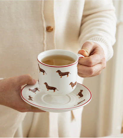 London Pottery 220ML Animal mug dish ceramics coffee cup Unusual tea Pair pottery tea cup set porcelain Cups for girlfriend gift