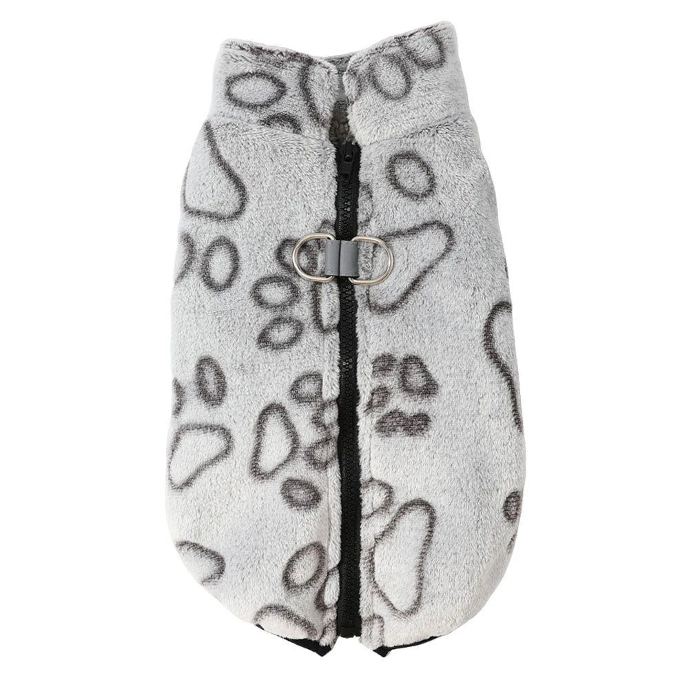 Winter Dog Jacket For Small Medium Dogs With D-ring Elasticity Reflective Puppy Fleece Clothes Yorkshire Schnauzer Pet Costume