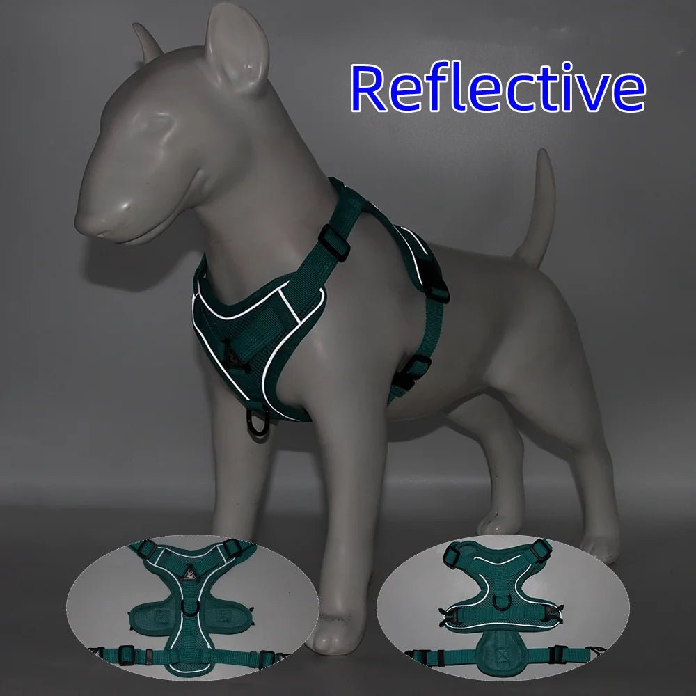 the PAWCOUTURE HARNESS - Harness and Leash Set, Pet Accessories, Dog Harness for Small Dog, French Bulldog, Pug, Pitbull Puppy Pectoral Collar, Dog Supplies