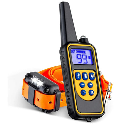 the POWERPET COMMAND PRO - VIP Electric Dog Training Collar, Waterproof Dog Bark Collar, Pet with Remote Control Rechargeable Anti-Barking Device Equipment