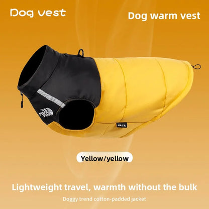 Autumn And Winter Waterproof Reflective Small Medium Large Dog Cotton Clothes Can Be Pulled Dog Clothes Pet Clothing