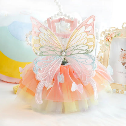 Summer Pet Princess Clothes Pet Dog Dress For Dogs Skirt Dog Wedding York chihuahua poodle For Dogs Skirts Cat Dresses