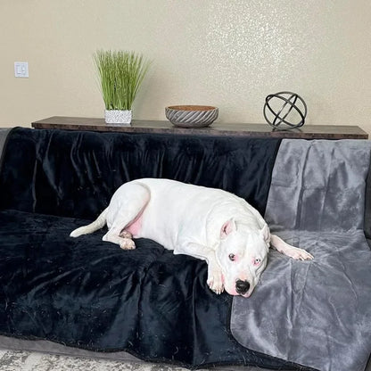 3 Layer Leak Proof Reversable Blanket Fluffy Plush Waterproof Fun Sex Splash Sheet Squirt Blanket For Intimacy Pets Dog Sofa Use