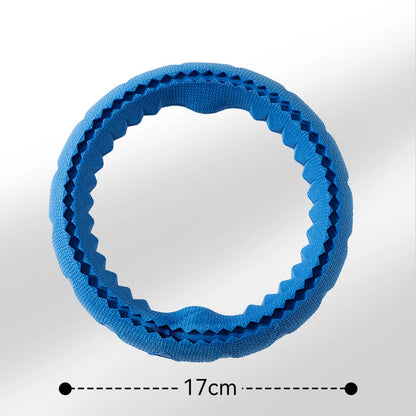 TPR Dog Toy Interactive Pet Flying Disk Training Ring Bite-Resistant Floating Toy for Dogs Aggressive Chewing Pet Toys