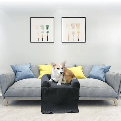 Pet car seat bed cat dog kennel removable washable outdoor car seat cushion safe comfortable suitable for both home travel use