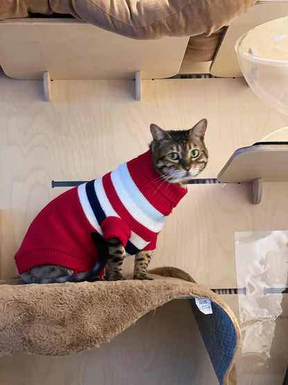 Dogs Sweater Winter Knitted Dog Jumpers For Small Large Dogs Designer Cat Chihuahua Warm Clothes For Small Breeds Dogs Christmas