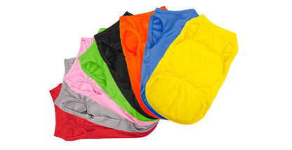 the PUPPY FACE - Dogs Shirt Vest Clothes, Cotton Fashion Summer Puppy, York/Frenchie/French Bulldog/Chihuahua, Small/Medium Breeds Costume T-Shirt