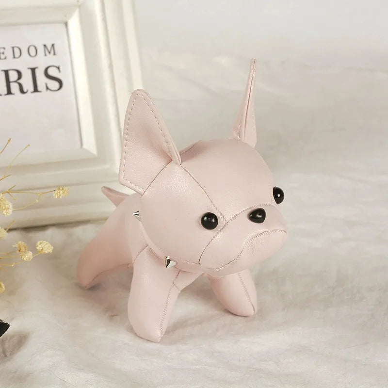 Hip Hop Pitbull Key Chain Charm PU leather Dog Key Pendant Fashion Women's Bag Charm Accessories Car Key Ring Pendant